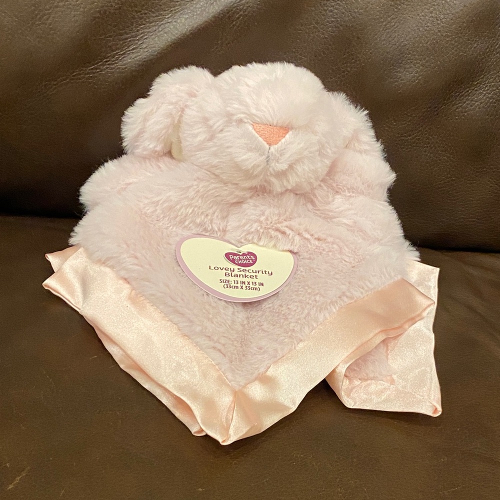 Pink Plush Security Blanket